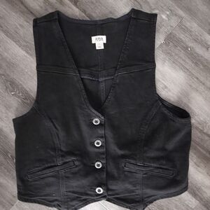 a.n.a Black Short Sleeve Top